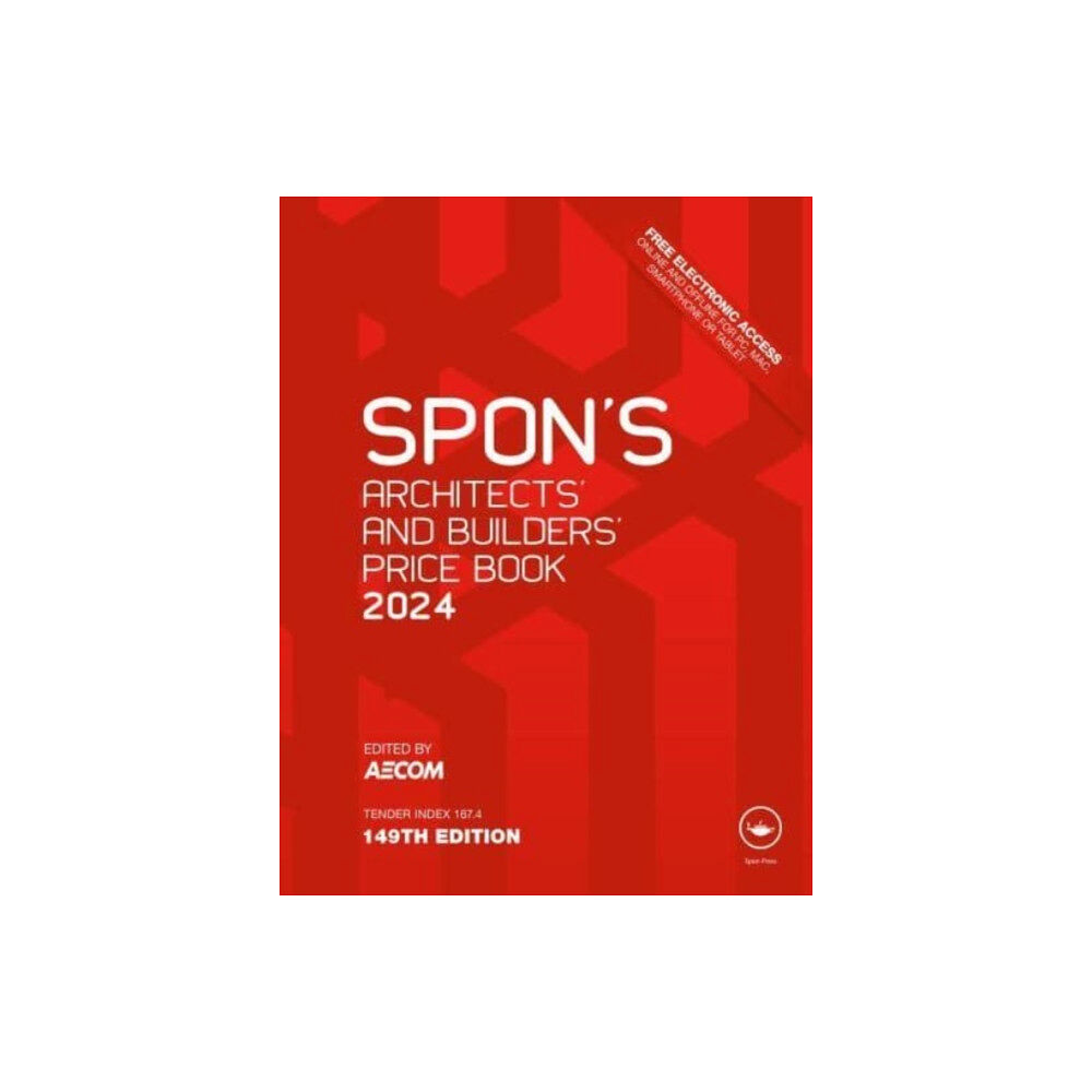 Taylor & francis ltd Spon's Architects' and Builders' Price Book 2024 (inbunden, eng)