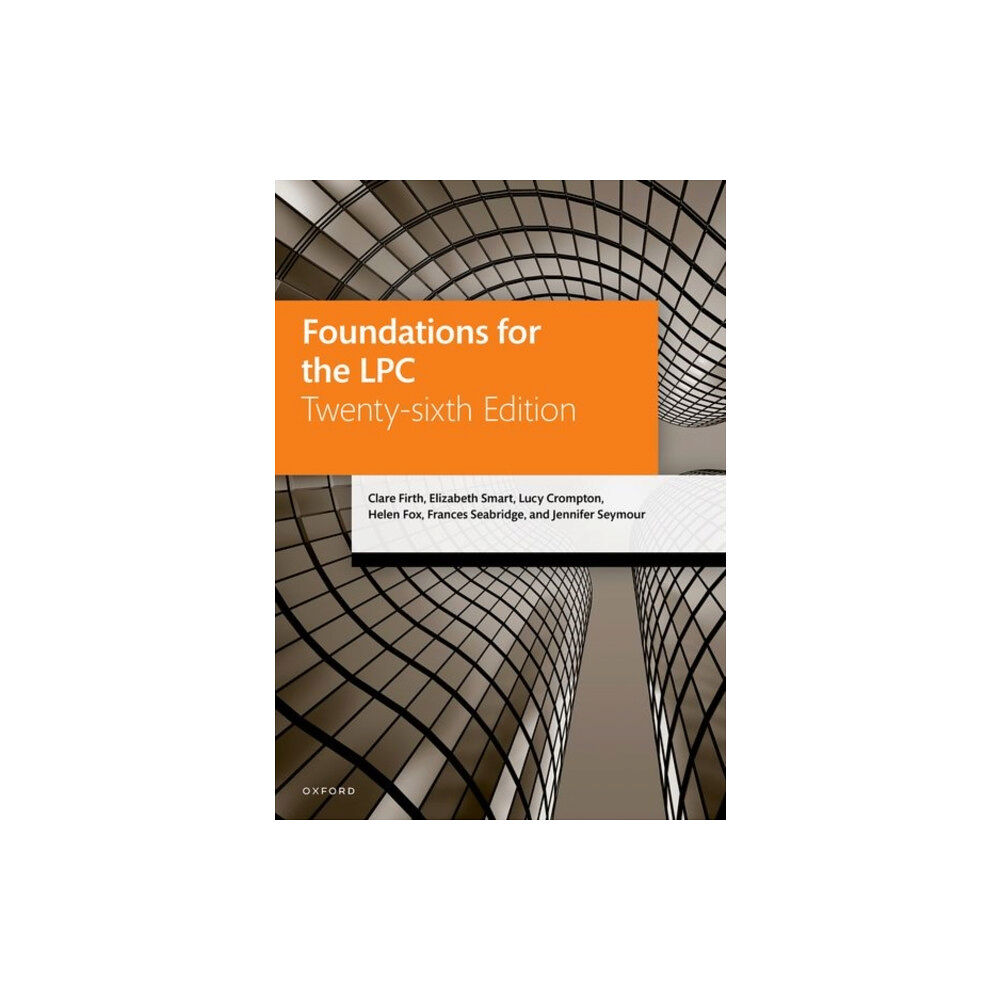 Oxford University Press Foundations for the LPC (häftad, eng)