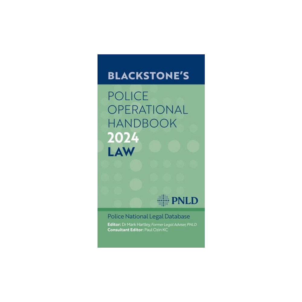 Oxford University Press Blackstone's Police Operational Handbook 2024 (häftad, eng)