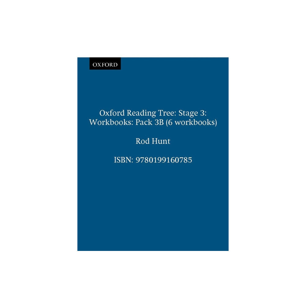 Oxford University Press Oxford Reading Tree: Level 3: Workbooks: Pack 3B (6 workbooks) (häftad, eng)