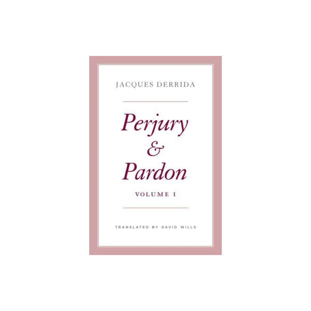 The university of chicago press Perjury and Pardon, Volume I (inbunden, eng)