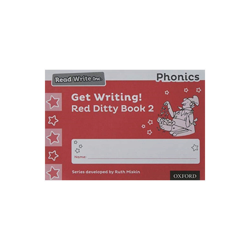 Oxford University Press Read Write Inc. Phonics: Get Writing! Red Ditty Book 2 Pack of 10 (häftad, eng)