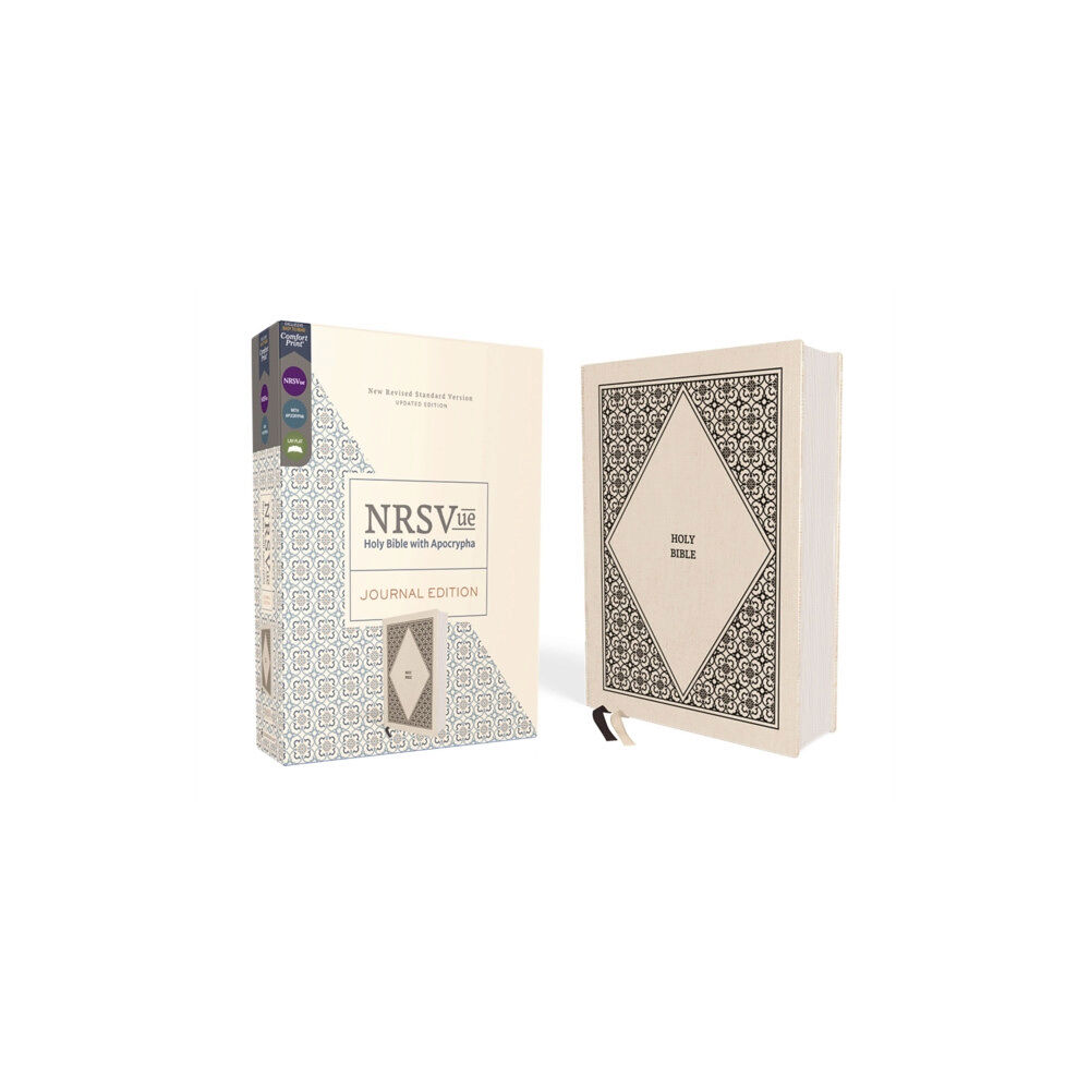 Zondervan NRSVue, Holy Bible with Apocrypha, Journal Edition, Cloth over Board, Cream, Comfort Print (inbunden, eng)