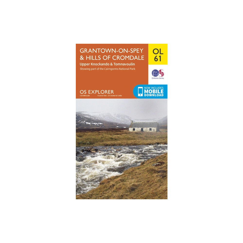 Ordnance Survey Grantown-on-Spey & Hills of Cromdale, Upper Knockando & Tomnavoulin