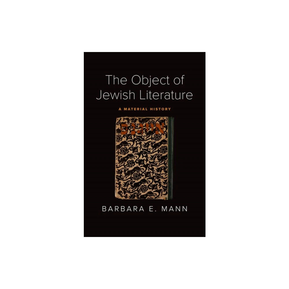 Yale university press The Object of Jewish Literature (inbunden, eng)