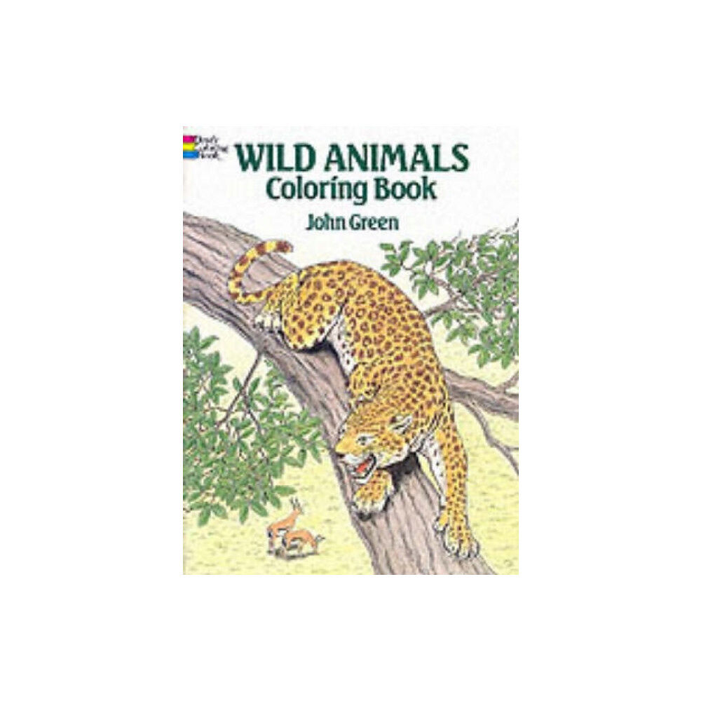 Dover publications inc. Wild Animals Colouring Book (häftad, eng)