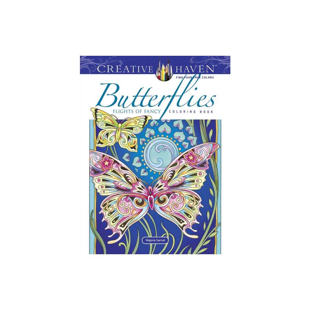 Dover publications inc. Creative Haven Butterflies Flights of Fancy Coloring Book (häftad, eng)