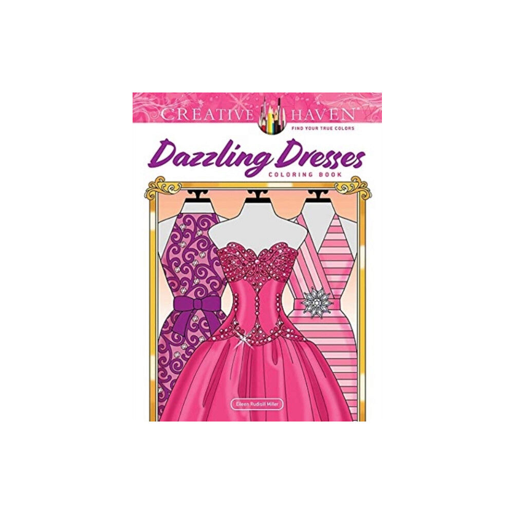 Dover publications inc. Creative Haven Dazzling Dresses Coloring Book (häftad, eng)