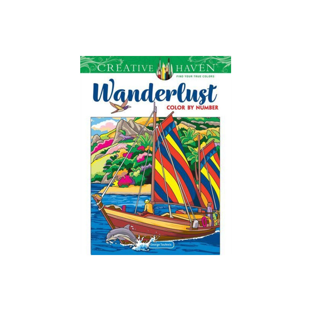 Dover publications inc. Creative Haven Wanderlust Color by Number (häftad, eng)