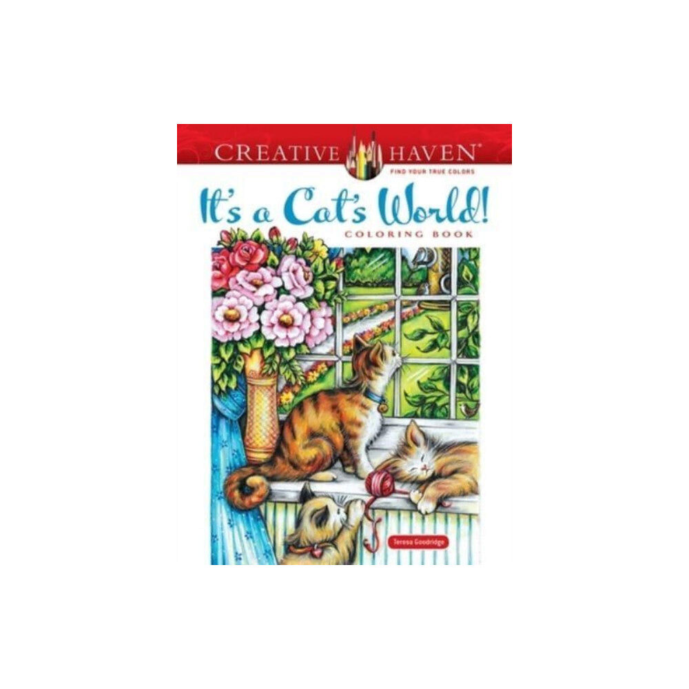 Dover publications inc. Creative Haven It's a Cat's World! Coloring Book (häftad, eng)