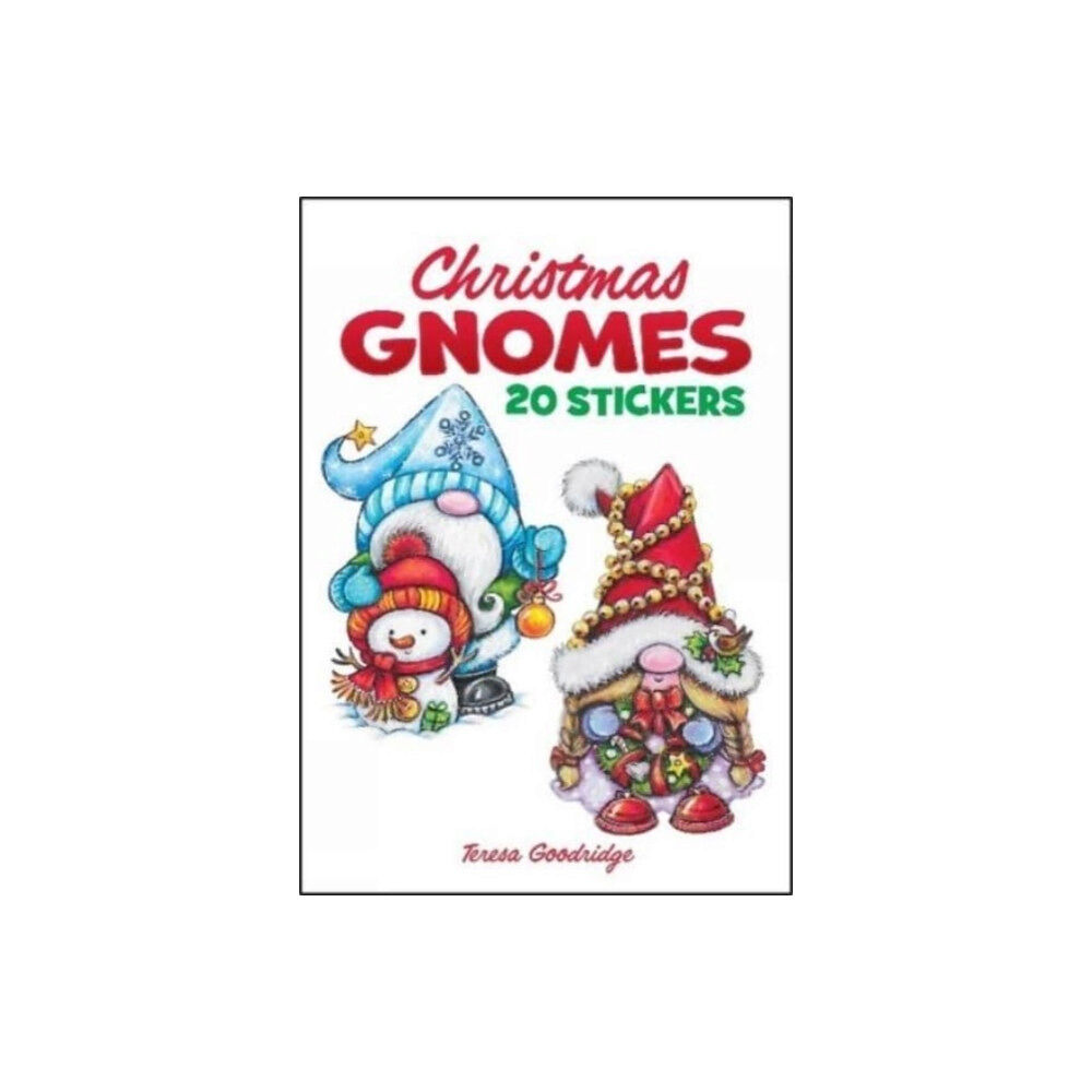 Dover publications inc. Christmas Gnomes: 20 Stickers (häftad, eng)