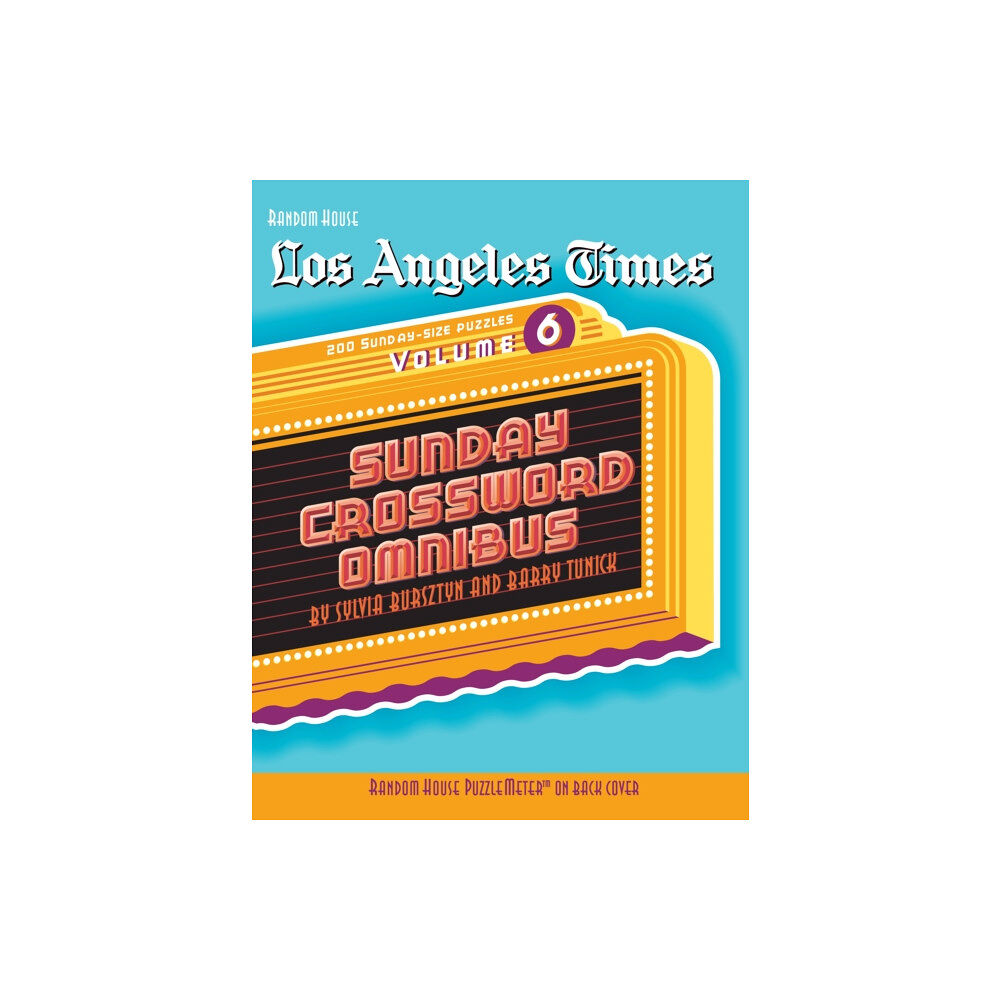 Random House USA Inc Los Angeles Times Sunday Crossword Omnibus, Volume 6 (häftad, eng)