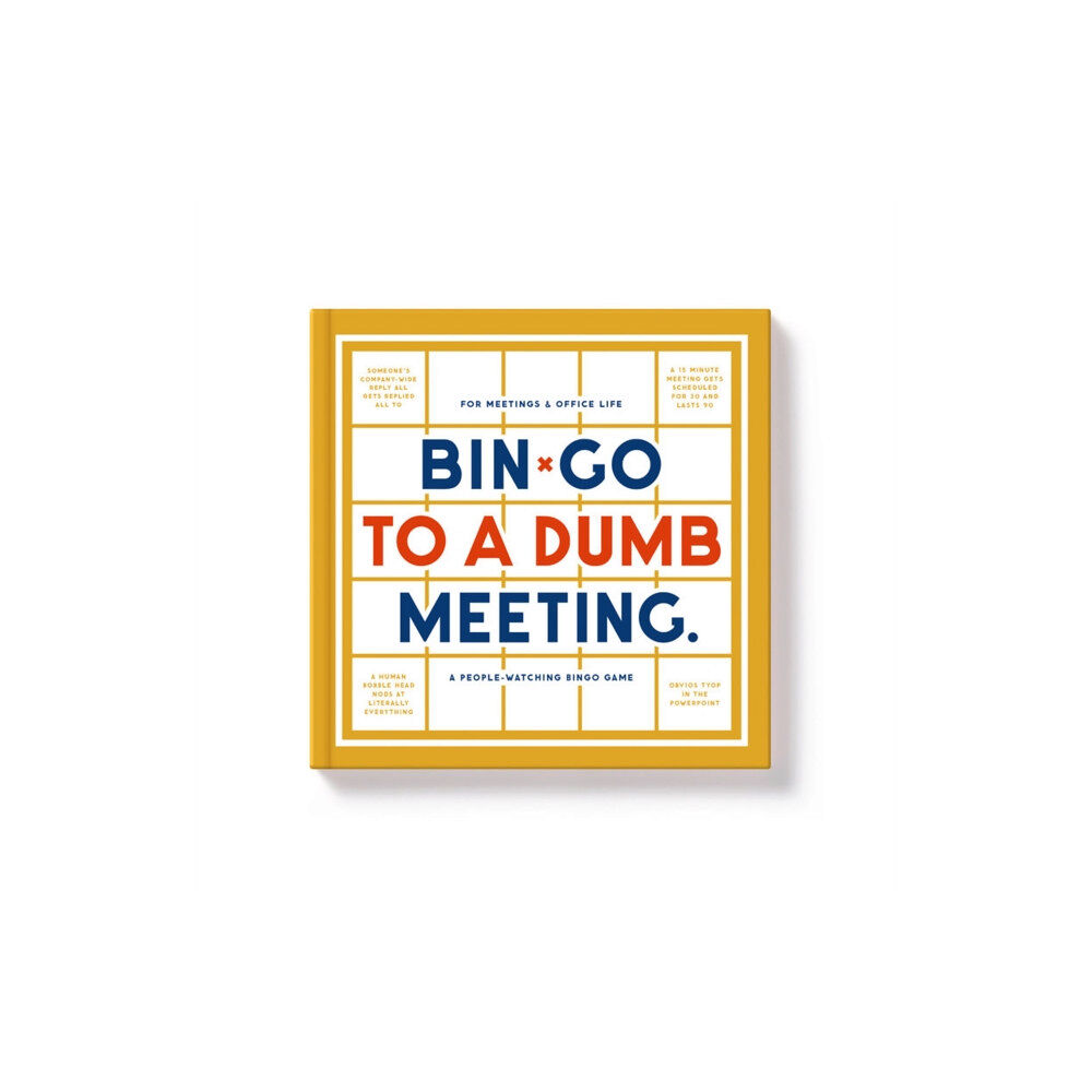 Galison Bin-go To A Dumb Meeting Bingo book