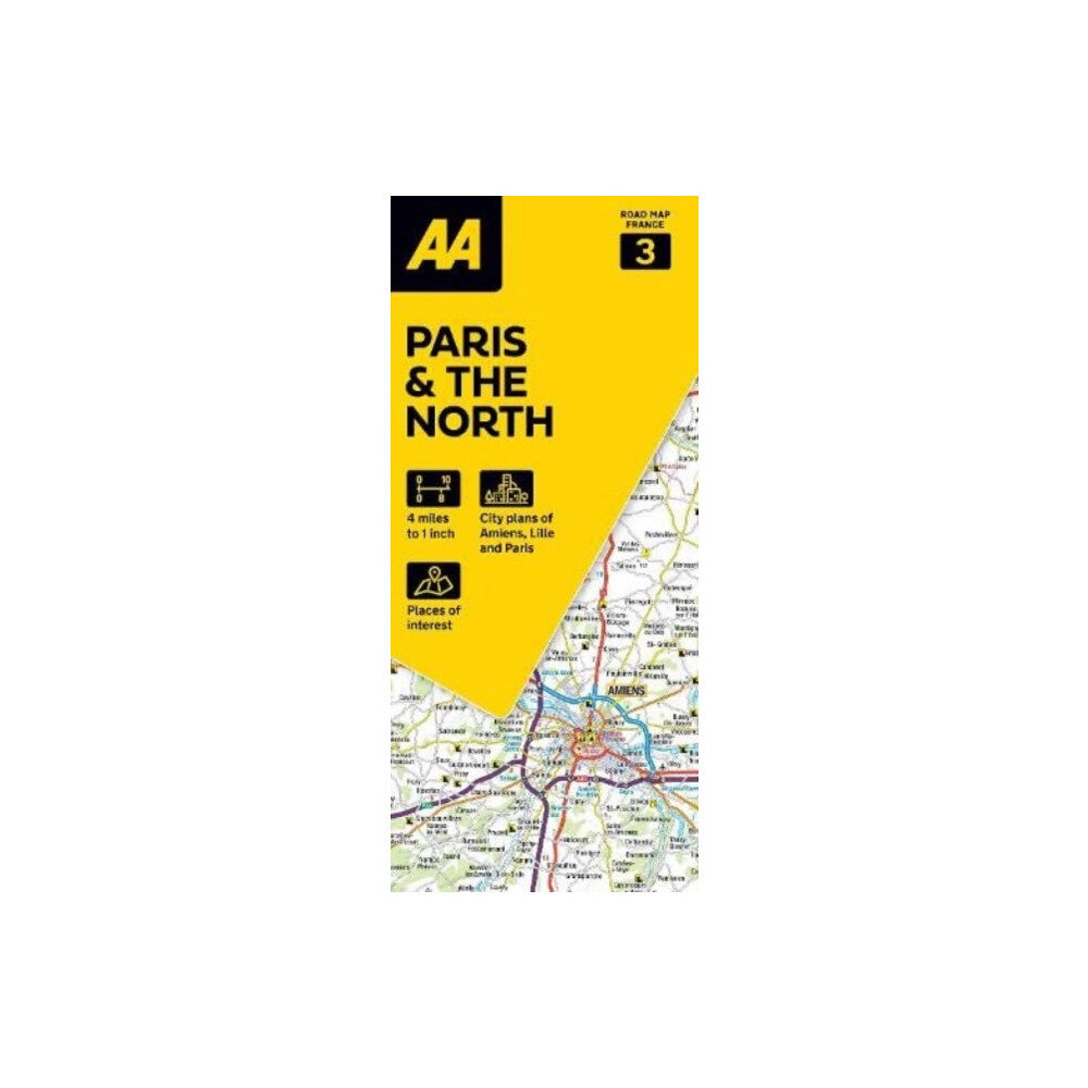 AA Publishing AA Road Map Paris & The North