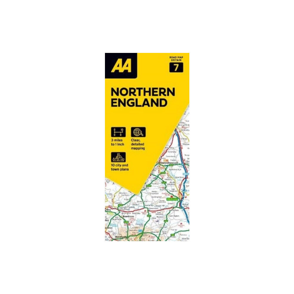 AA Publishing AA Road Map Northern England