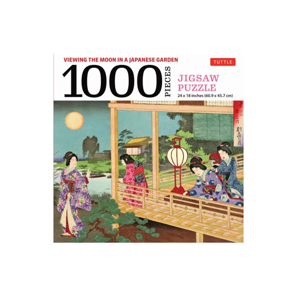 Tuttle Publishing Viewing the Moon Japanese Garden- 1000 Piece Jigsaw Puzzle