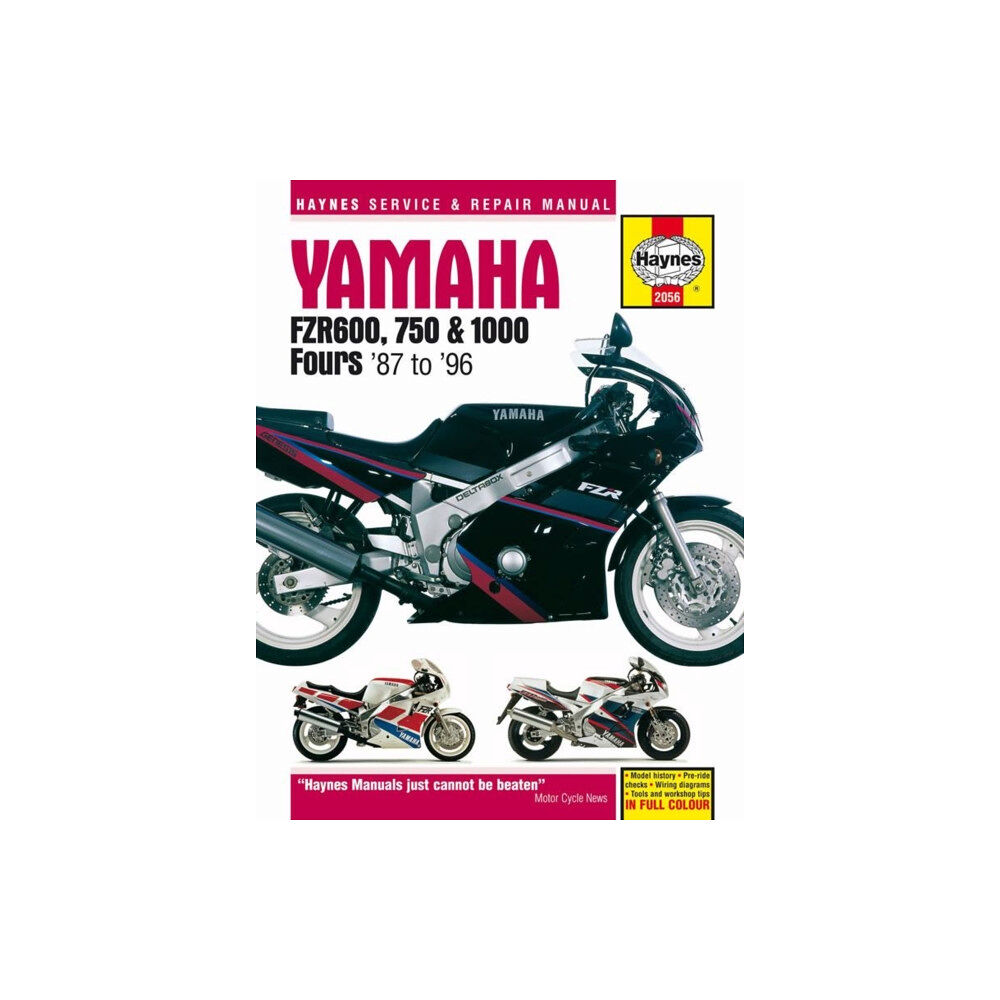 Haynes Publishing Group Yamaha FZR600, 750 & 1000 Fours (87 - 96) Haynes Repair Manual (häftad, eng)