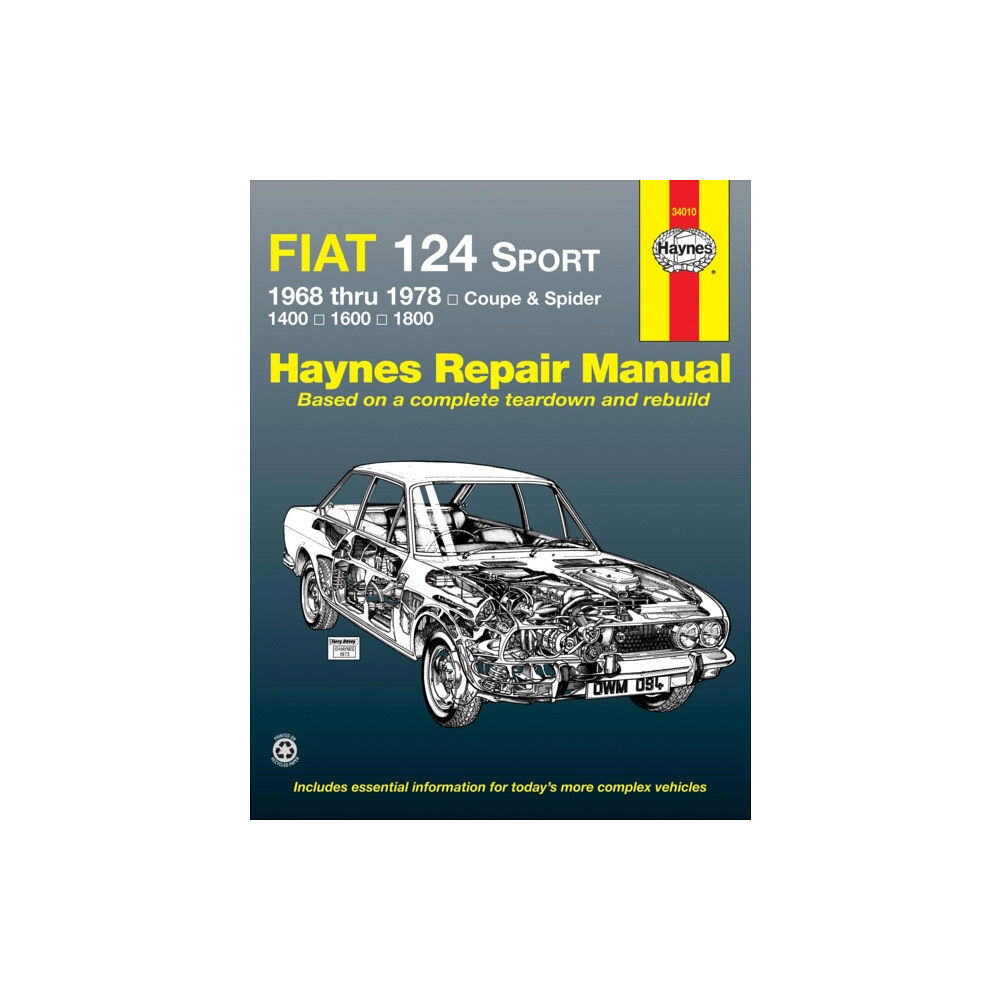 Haynes Publishing Group Fiat 124 Sport Coupe & Spider (1968-1978) Haynes Repair Manual (USA) (inbunden, eng)