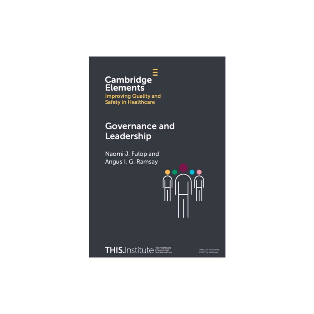 Cambridge University Press Governance and Leadership (inbunden, eng)