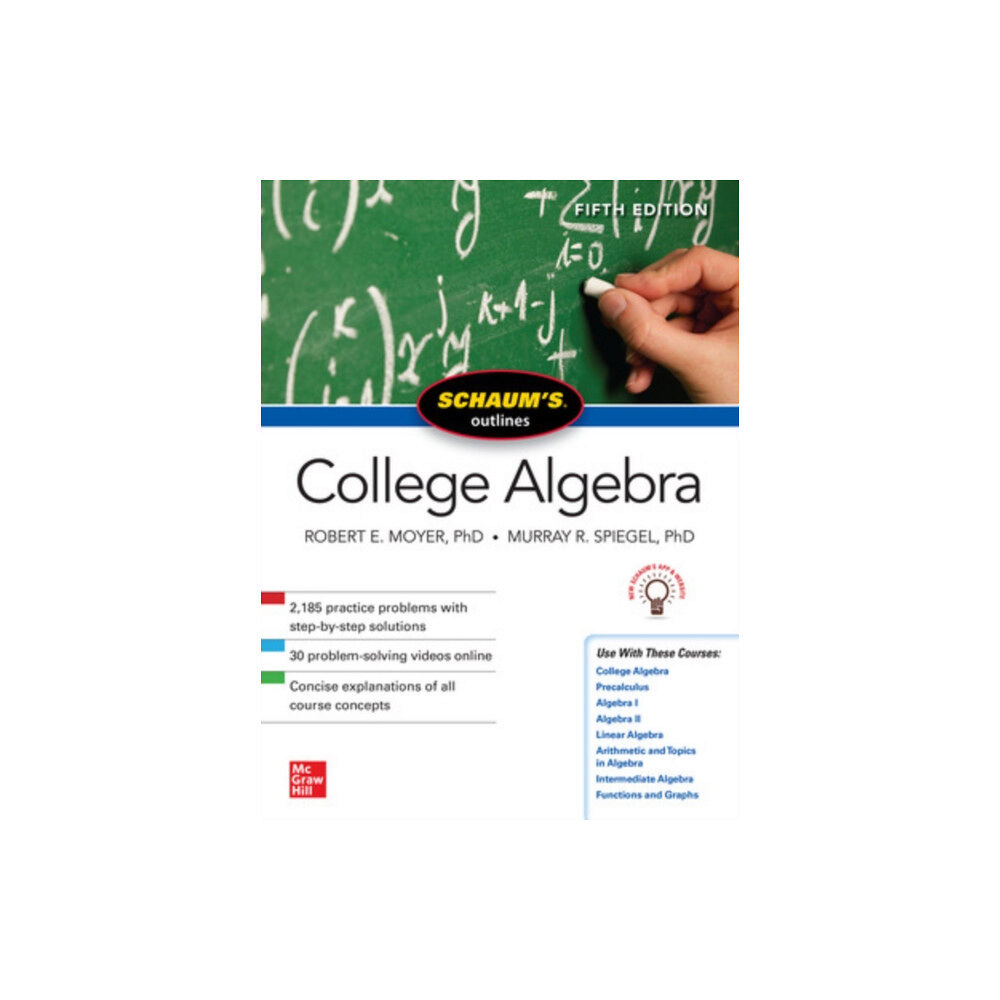 McGraw-Hill Education Schaum's Outline of College Algebra, Fifth Edition (häftad, eng)