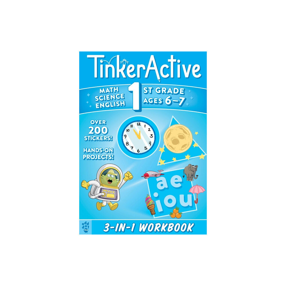 Odd Dot TinkerActive 1st Grade 3-in-1 Workbook (häftad, eng)