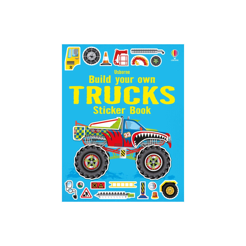 Usborne Publishing Ltd Build Your Own Trucks Sticker Book (häftad, eng)