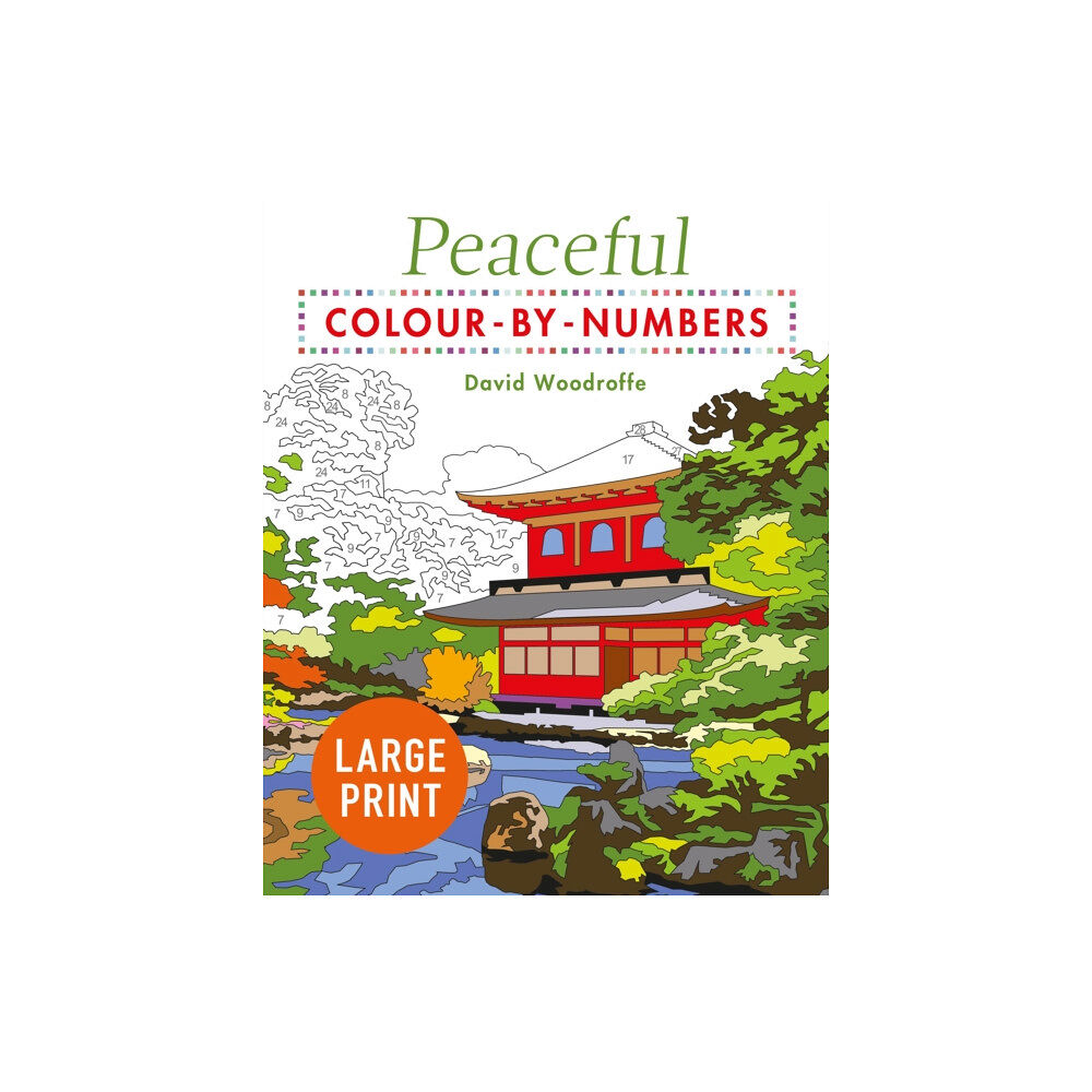 Arcturus publishing ltd Large Print Peaceful Colour-by-Numbers (häftad, eng)