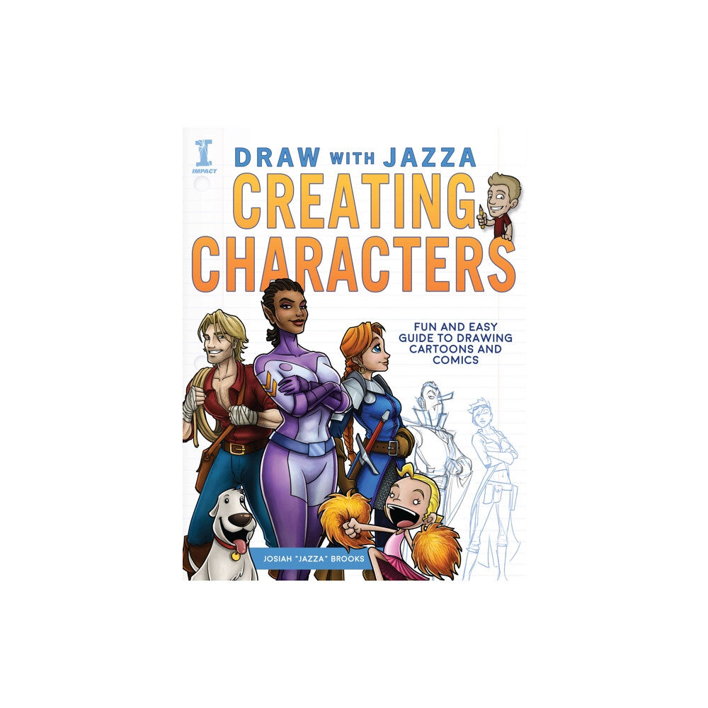 F&W Publications Inc Draw With Jazza - Creating Characters (häftad, eng)