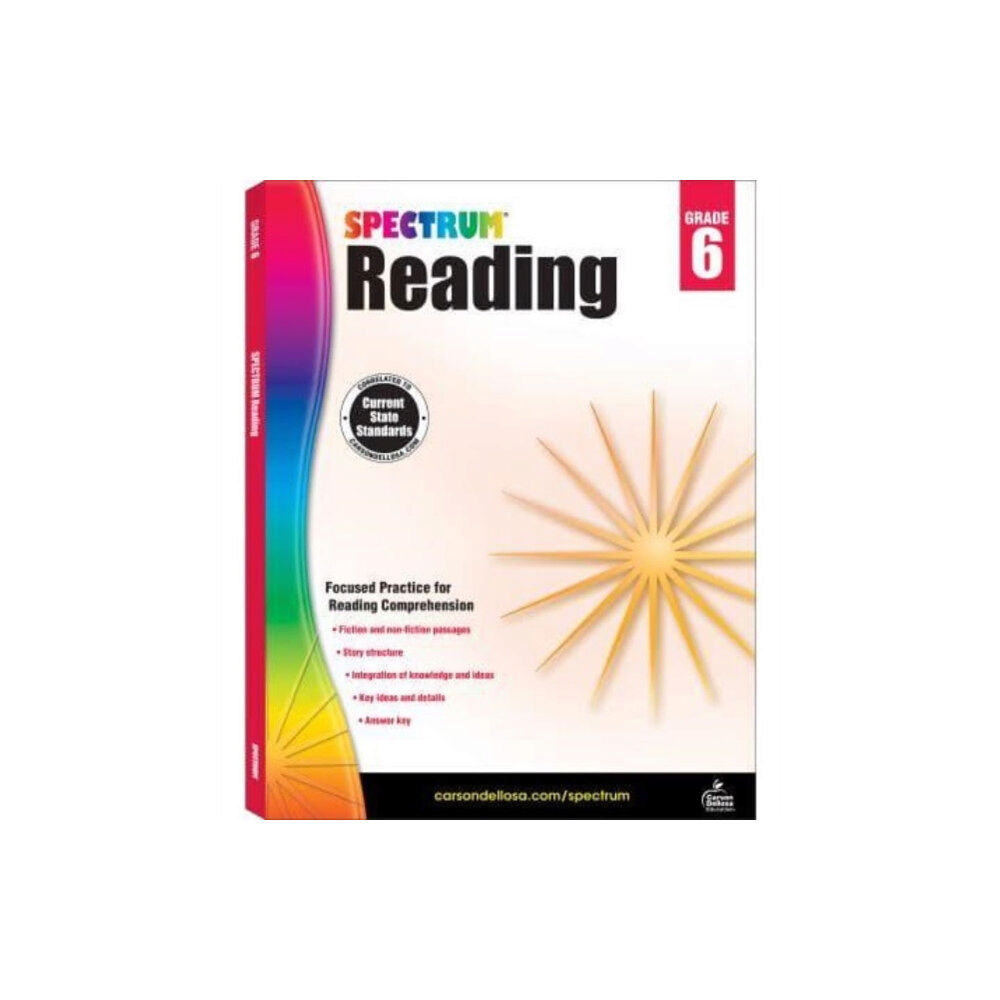 Carson Dellosa Spectrum Reading Workbook Grade 6 (häftad, eng)