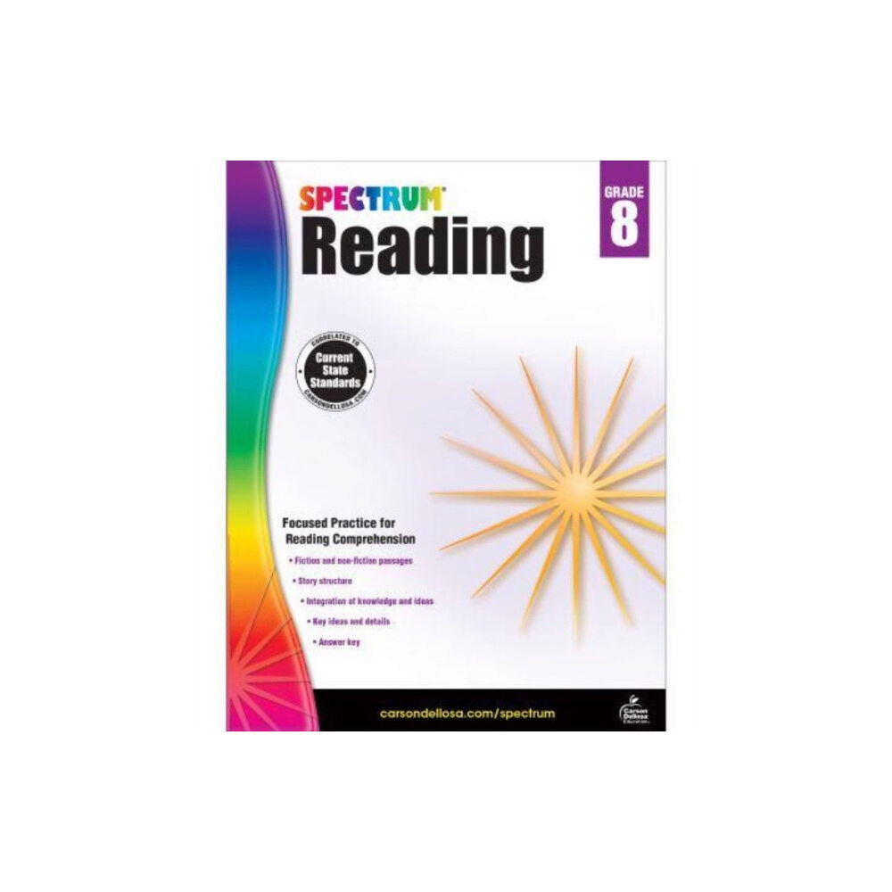 Carson Dellosa Spectrum Reading Workbook Grade 8 (häftad, eng)