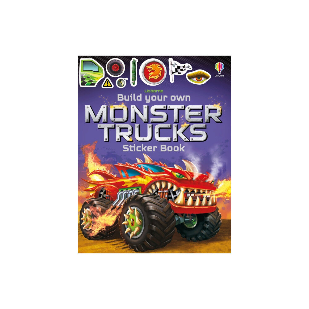 Usborne Publishing Ltd Build Your Own Monster Trucks Sticker Book (häftad, eng)