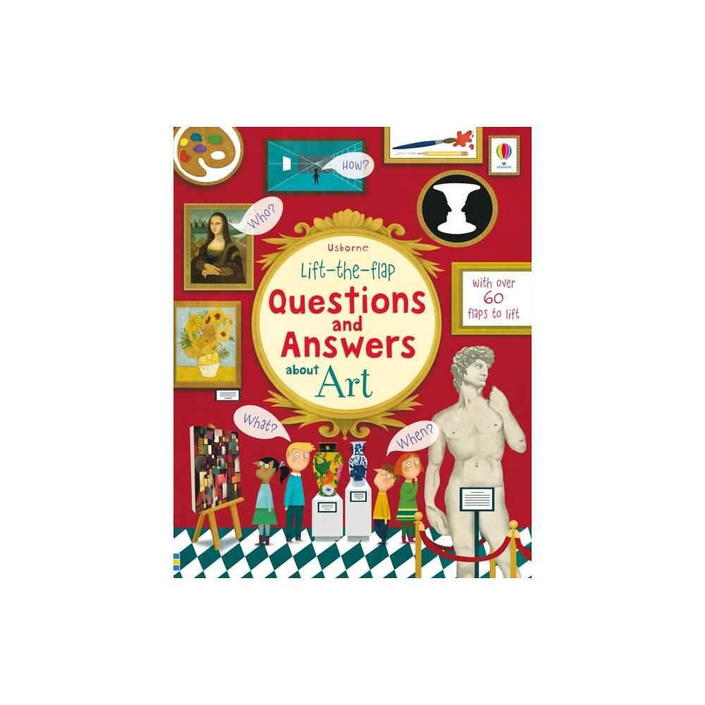 Usborne Publishing Ltd Lift-the-flap Questions and Answers about Art (bok, board book, eng)