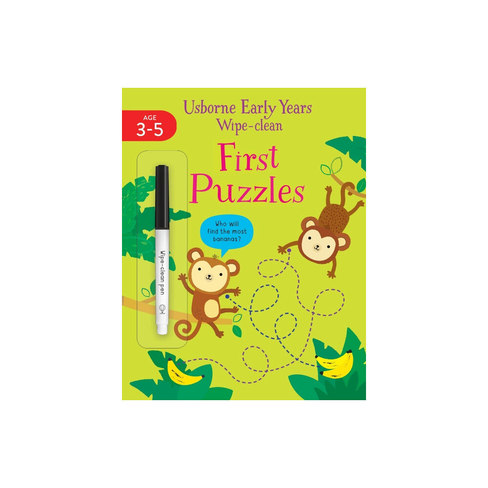 Usborne Publishing Ltd Early Years Wipe-Clean First Puzzles (häftad, eng)