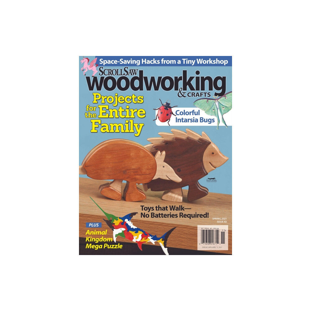 Fox Chapel Publishing Scroll Saw Woodworking & Crafts Issue 82 Spring 2021 (bok, eng)