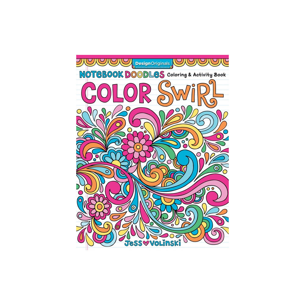 Design Originals Notebook Doodles Color Swirl (häftad, eng)