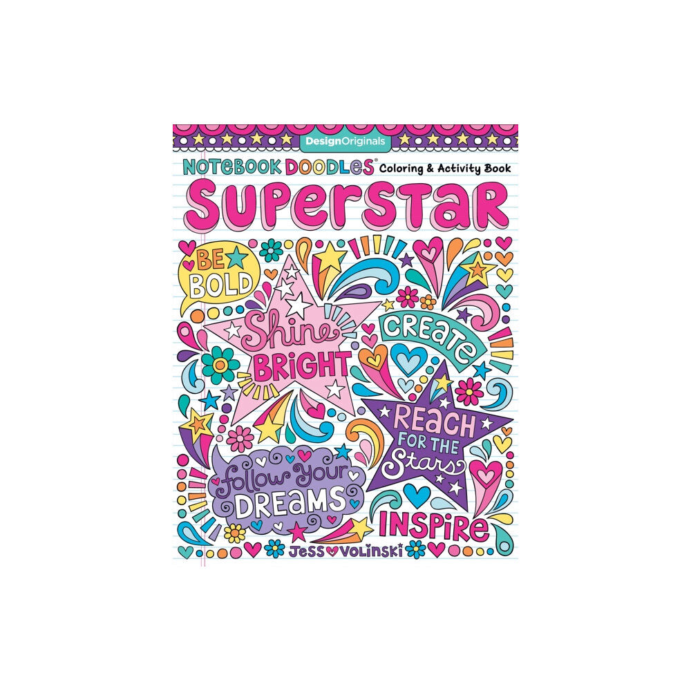 Design Originals Notebook Doodles Superstar (häftad, eng)