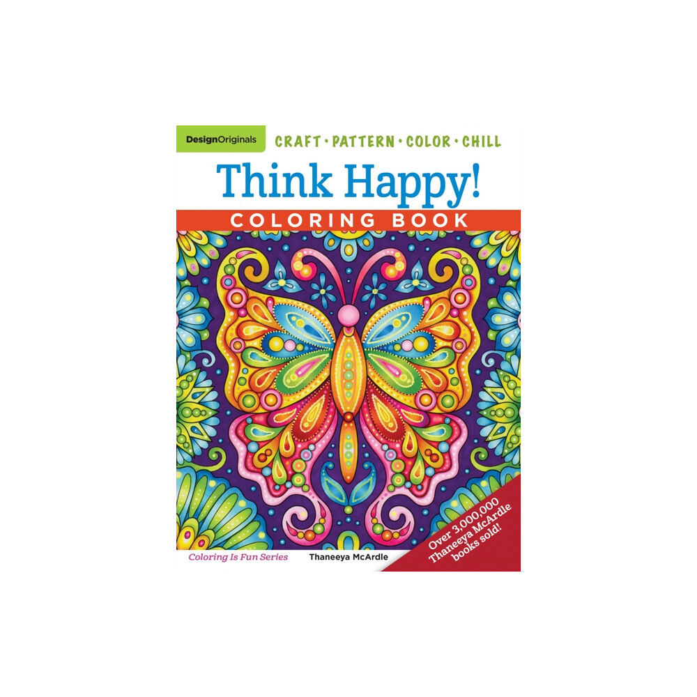 Design Originals Think Happy! Coloring Book (häftad, eng)