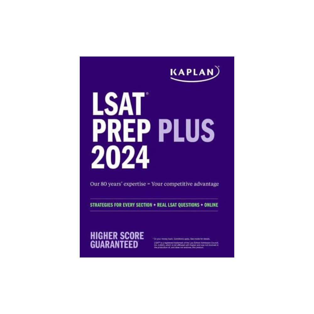 Kaplan Publishing LSAT Prep Plus 2024:  Strategies for Every Section + Real LSAT Questions + Online (häftad, eng)