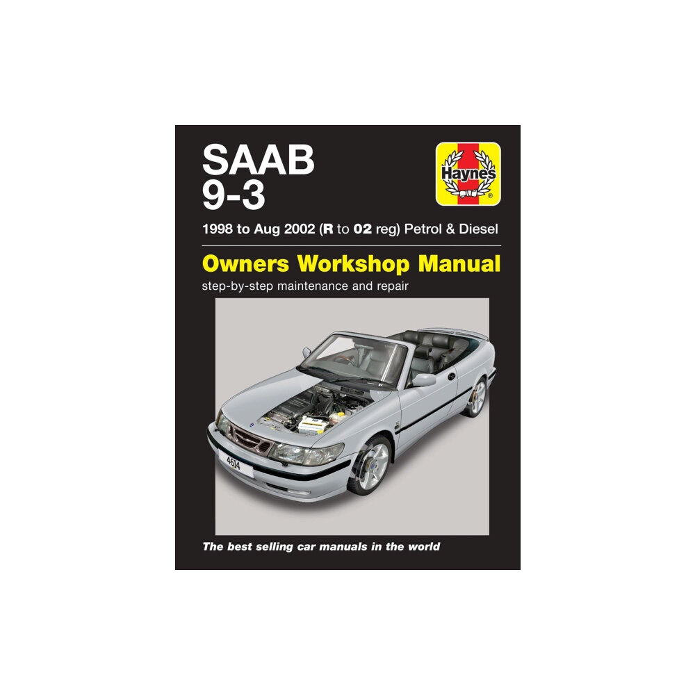 Haynes Publishing Group Saab 9-3 Petrol & Diesel (98 - Aug 02) Haynes Repair Manual (häftad, eng)