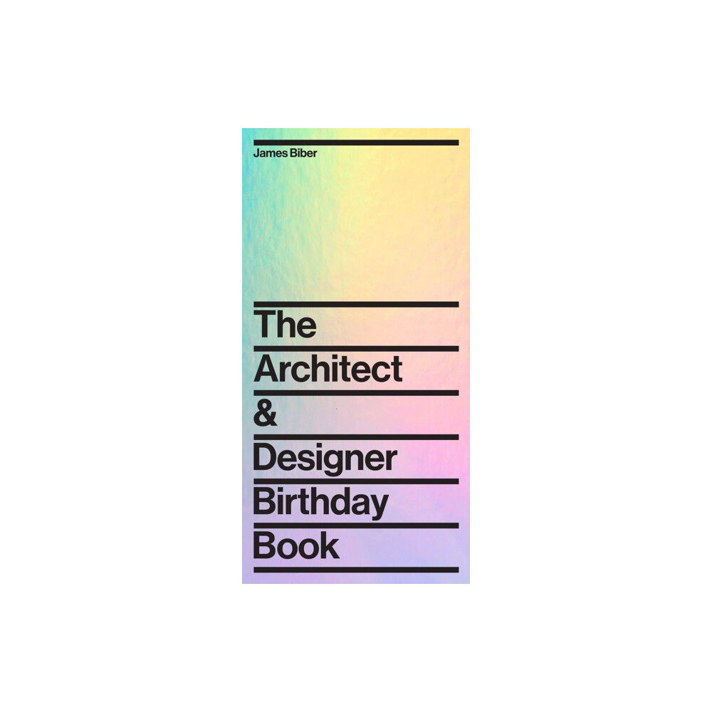 Chronicle Books Architect and Designer Birthday Book (inbunden, eng)