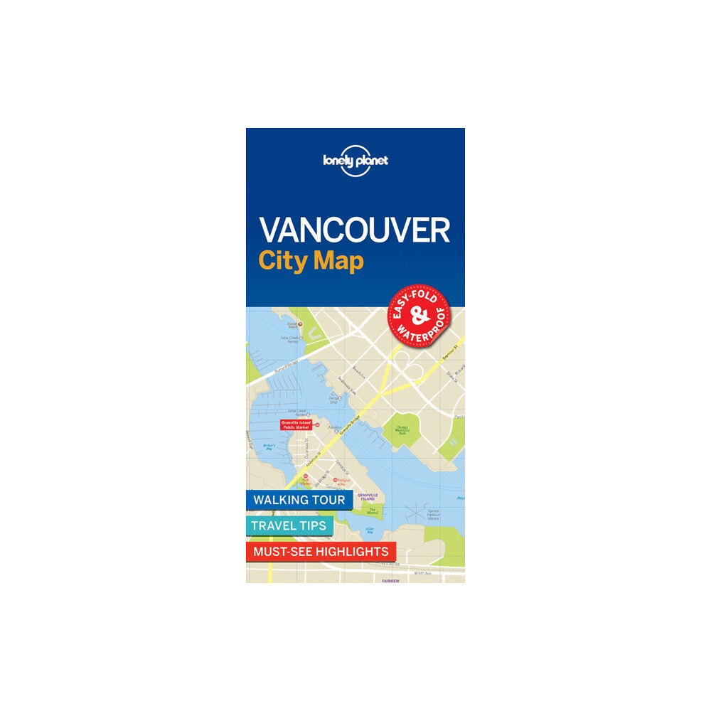 Lonely Planet Global Limited Lonely Planet Vancouver City Map