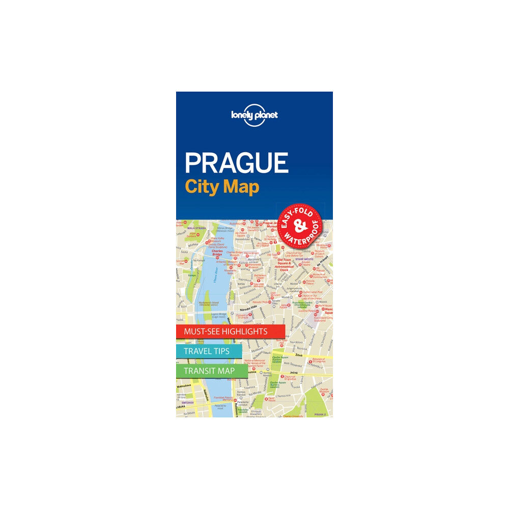 Lonely Planet Global Limited Lonely Planet Prague City Map