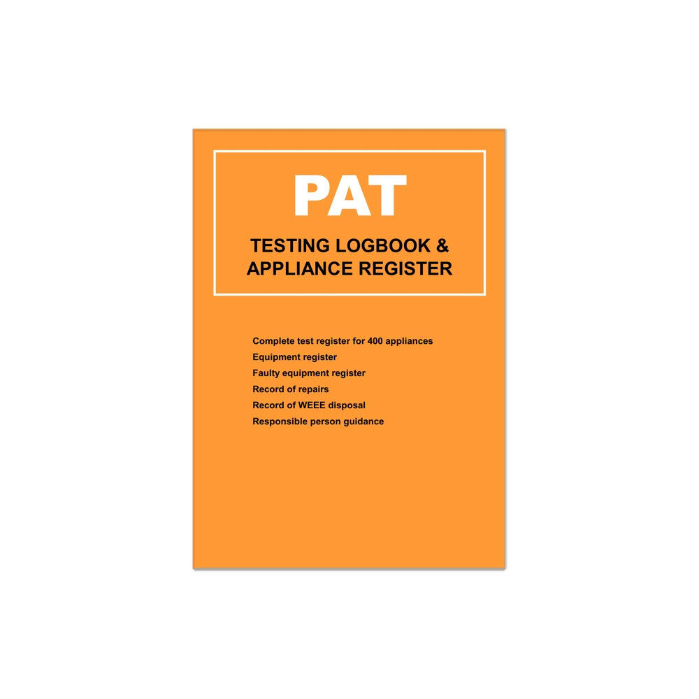 Independent Publishing Network PAT (Portable Appliance Testing) Logbook (häftad, eng)