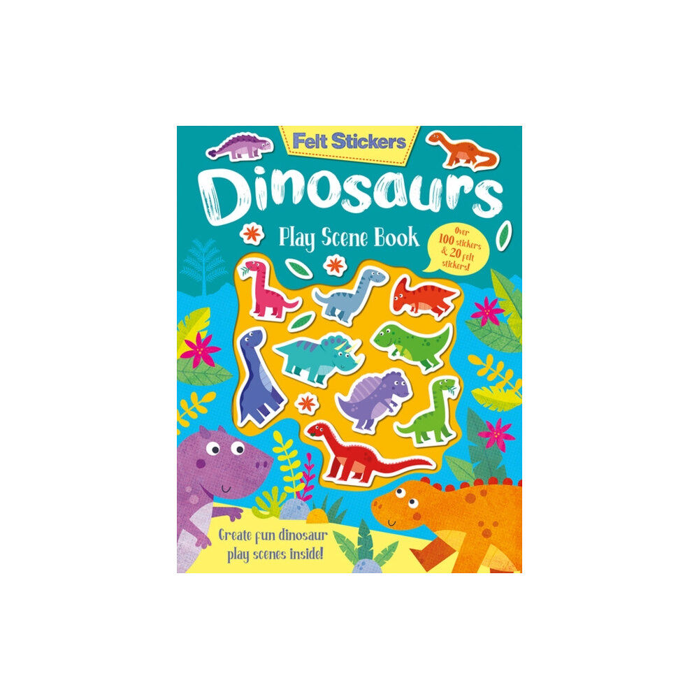 Gemini Books Group Ltd Felt Stickers Dinosaur Play Scene Book (häftad, eng)