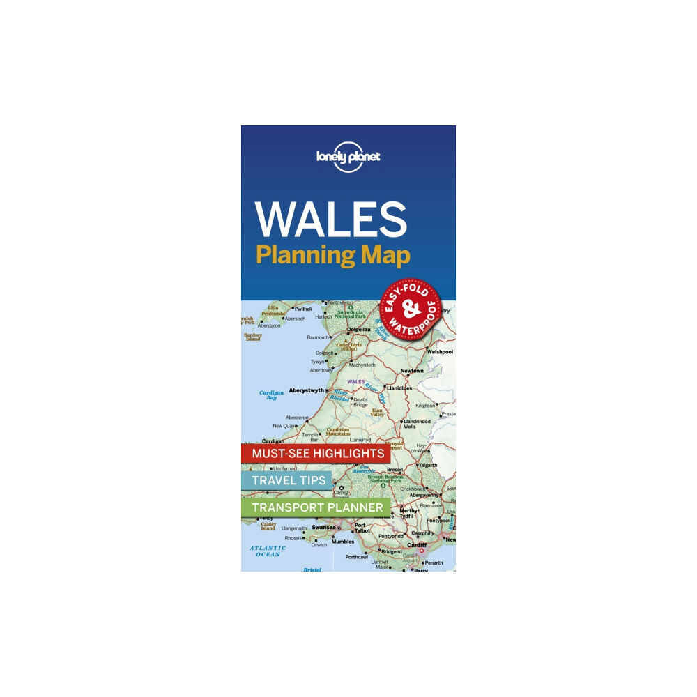 Lonely Planet Global Limited Lonely Planet Wales Planning Map