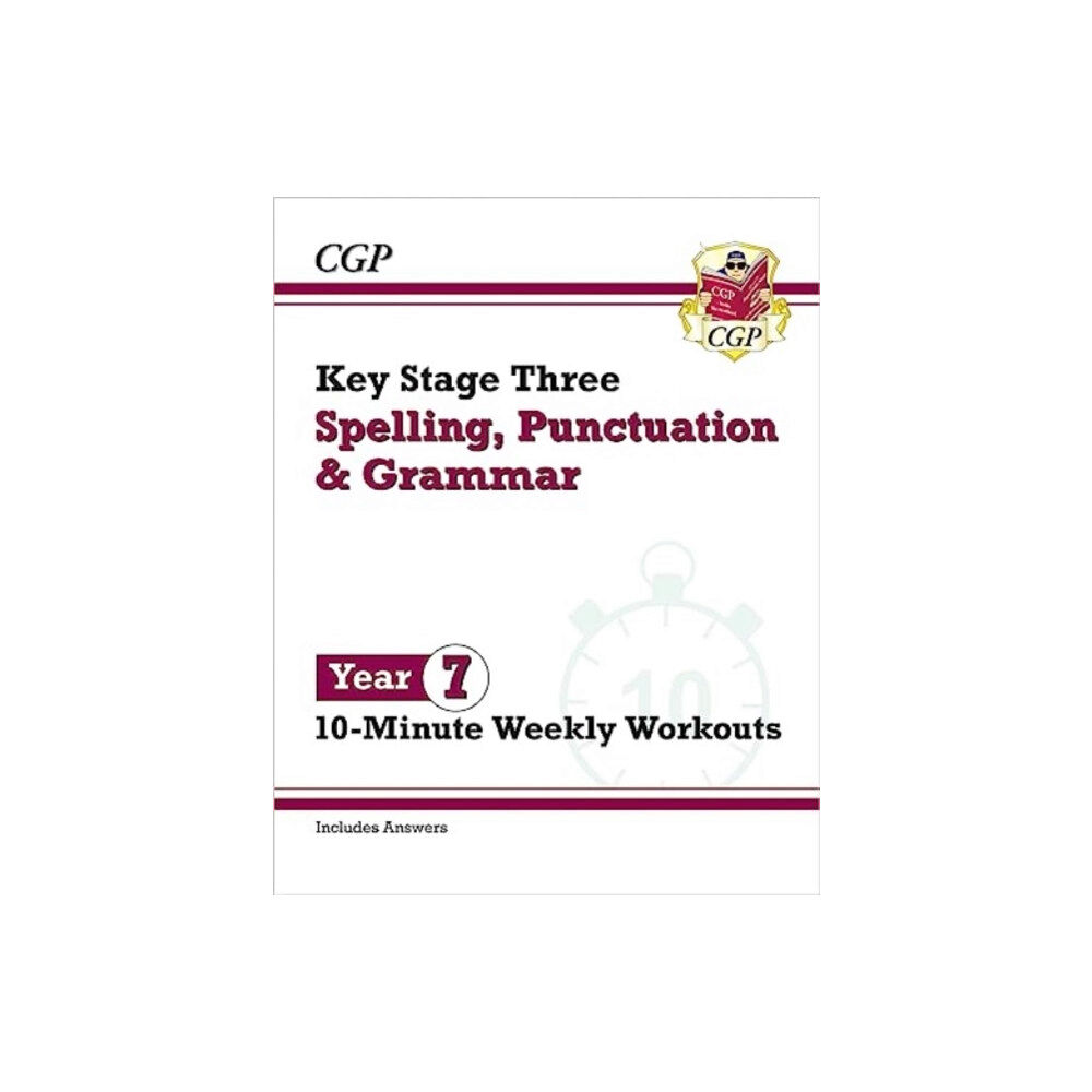 Coordination Group Publications Ltd (CGP) KS3 Year 7 Spelling, Punctuation and Grammar 10-Minute Weekly Workouts (häftad, eng)