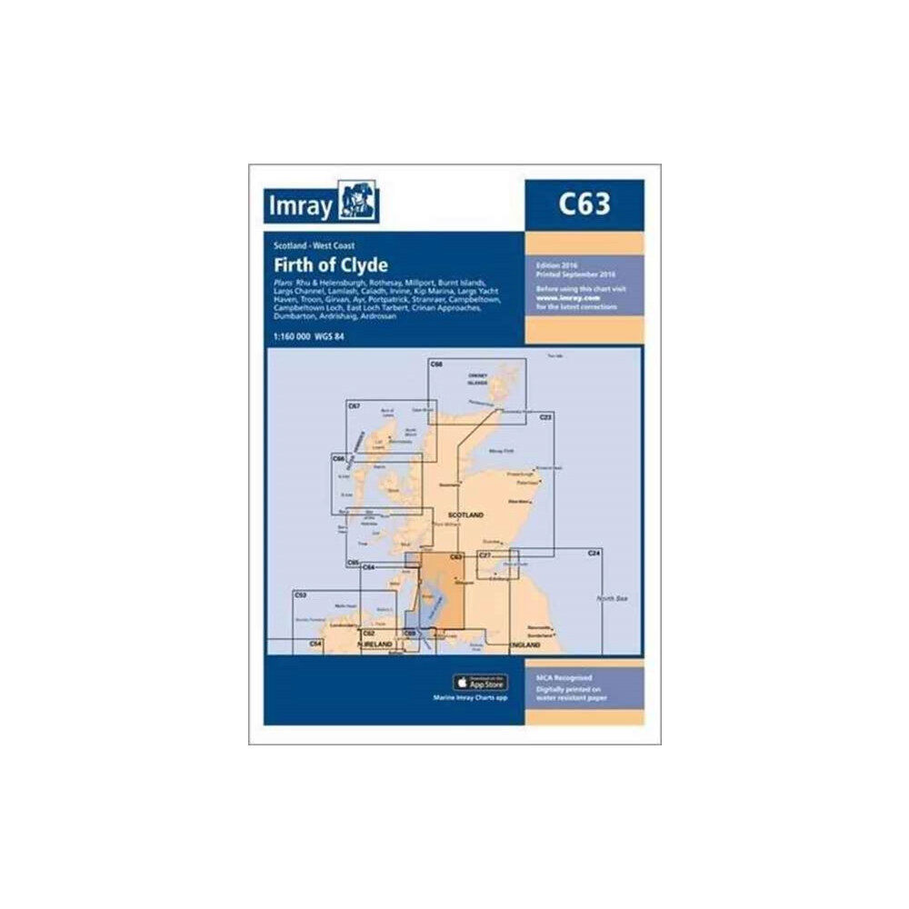 Imray, Laurie, Norie & Wilson Ltd Imray Chart C63 (häftad, eng)