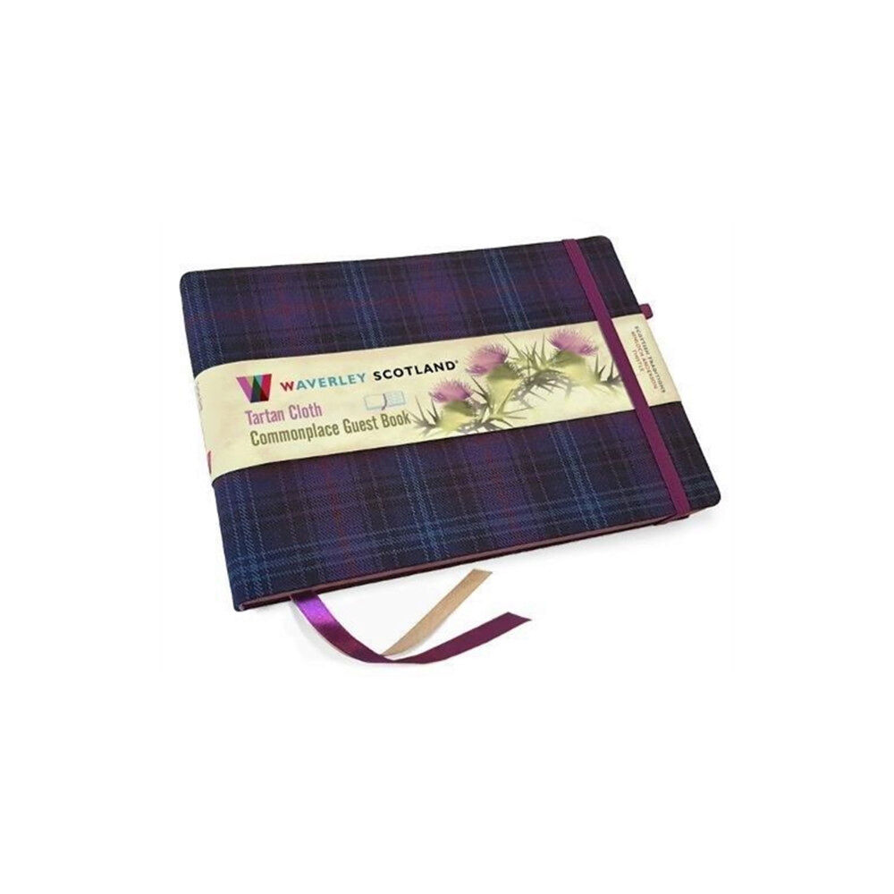 The Gresham Publishing Co. Ltd Guest Book - Kinloch Anderson Thistle Tartan cloth (inbunden, eng)