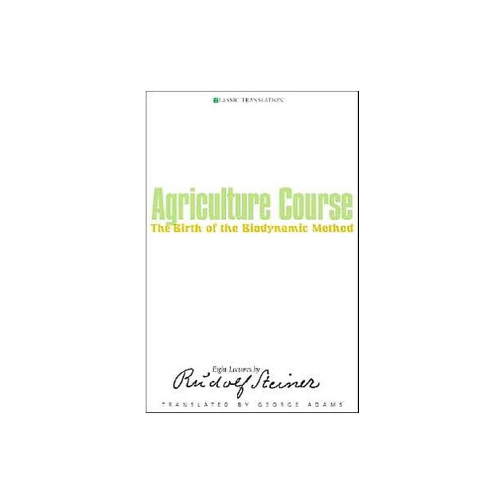 Rudolf Steiner Press Agriculture Course (häftad, eng)