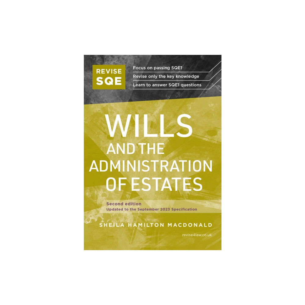 Fink Publishing Ltd Revise SQE Wills and the Administration of Estates (häftad, eng)